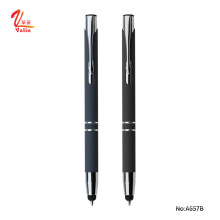 Unique promotional item Custom logo Stylus ballpoint pen Metal aluminum Stylus Pen